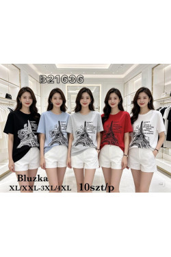 Bluzki damskie (XL-4XL) B21636