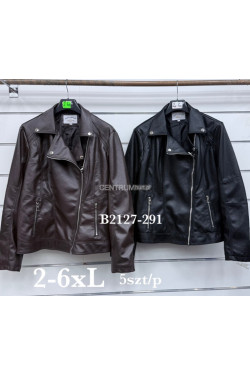 Kurtka skórzana damska (2XL-6XL) B2127-291