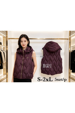 Kurtka kamizelka damska (S-2XL) 5722