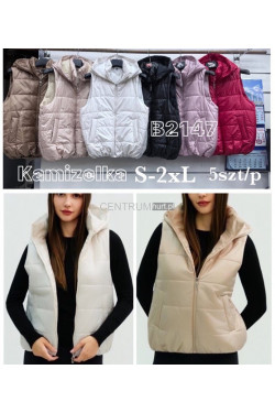 Kurtka kamizelka damska (S-2XL) B2147