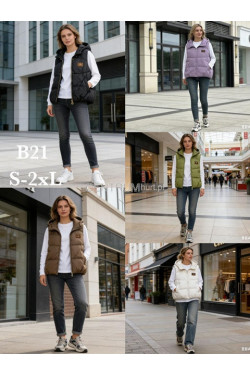Kurtka kamizelka damska (S-2XL) 5734