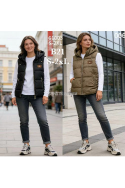 Kurtka kamizelka damska (S-2XL) 61003