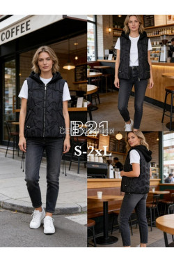 Kurtka kamizelka damska (S-2XL) 5738