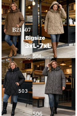 Kurtka damska przejściowa (3XL-7XL) B21507