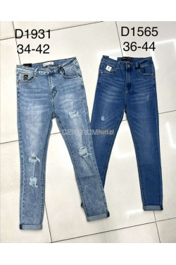 Jeansy damskie (34-42) D1931