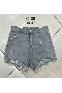 Szorty jeansowe damskie (34-42) C105