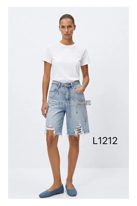 Spodenki jeansowe damskie (34-42) 1
