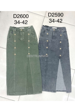 Spódnica jeansowa damska (34-42) D2590