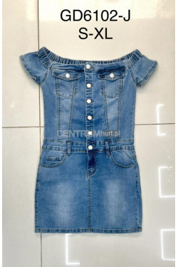 Sukienka jeansowa damska (S-XL) GD6102-J