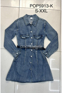 Sukienka jeansowa damska (S-2XL) POP5913-K