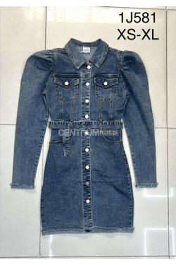 Sukienka jeansowa damska (XS-XL) 1J581
