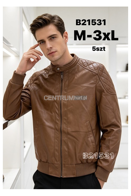 Kurtka skórzana męska (M-3XL) 1
