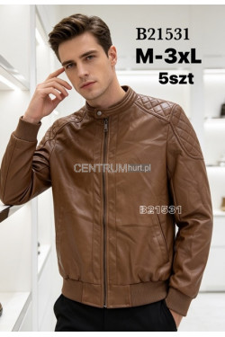 Kurtka skórzana męska (M-3XL) B21531