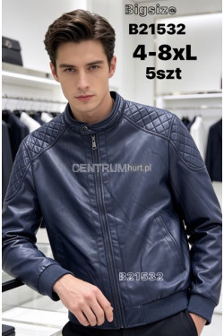 Kurtka skórzana męska (4XL-8XL) B21532