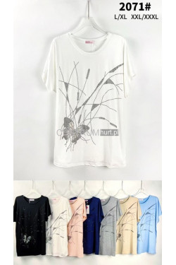 Bluzki damskie (L-3XL) 2071