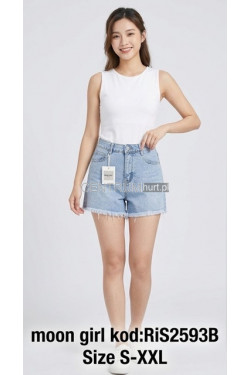Spodenki jeansowe damskie (S-2XL) S2593B