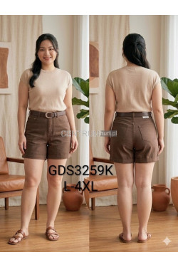 Spodenki jeansowe damskie (L-4XL) GDS3259K