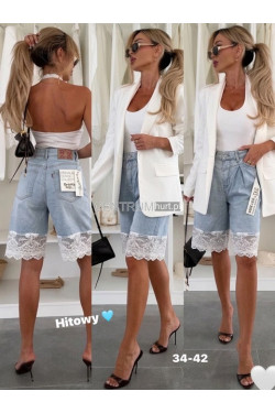 Rybaczki jeansowe damskie (34-42) 6651