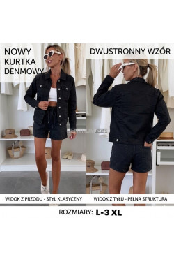Kurtka jeansowa damska (L-3XL) 6680