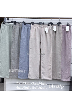 Spodnie damskie (2XL-6XL) B21FB20