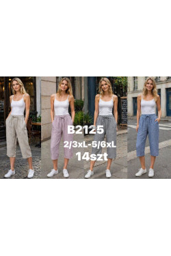 Spodnie damskie (2XL-6XL) B2125