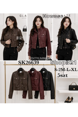 Kurtka skórzana damska (S-XL) SK26639