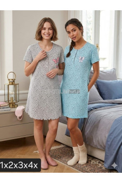 Koszula nocna damska (XL-4XL) 7624
