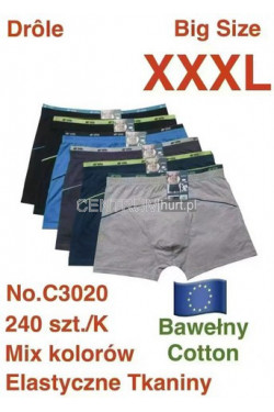 BOKSERKI DROLE ROZMIAR 3XL C3020