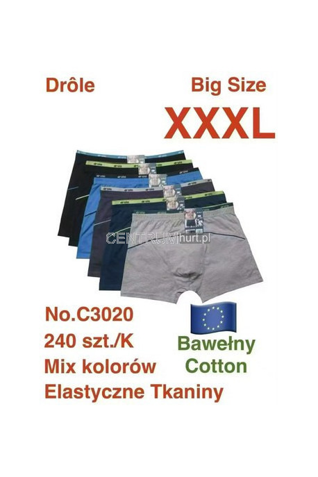 BOKSERKI DROLE ROZMIAR 3XL C3017