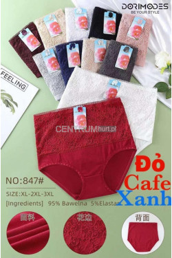 Majtki damskie (XL-3XL) 847