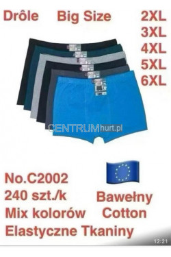 Bokserki nadwymiary (2-6XL) C2002