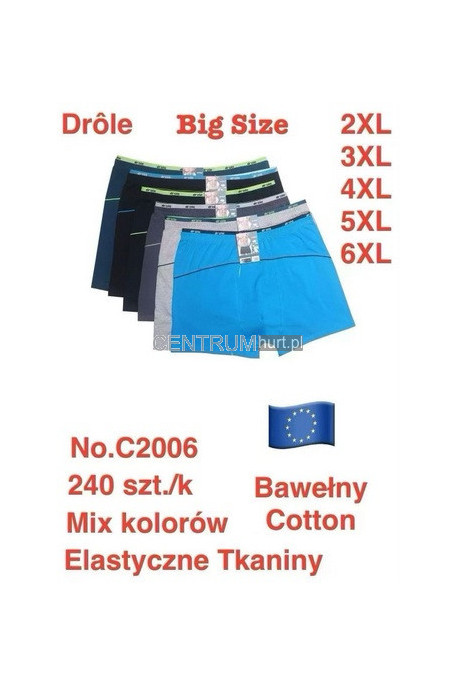 Bokserki nadwymiary (2-6XL) C2002
