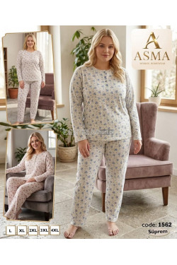 Piżama damska (L-4XL) 1562