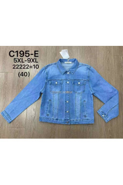 Kurtka jeansowa damska (5XL-9XL) C195-E