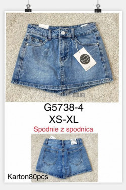 Szorty jeansowe damskie (XS-XL) G5738-4