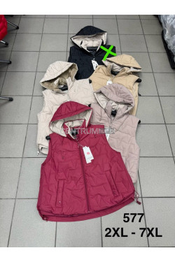 Kurtki kamizelki damskie (2XL-7XL) 577