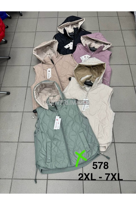 Kurtki kamizelki damskie (2XL-7XL) 1
