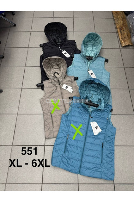 Kurtki kamizelki damskie (2XL-7XL) 1
