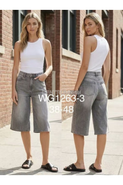 Rybaczki jeansowe damskie (38-48) WG1263-3