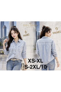 Kurtka jeansowa damska (XS-XL) 9256