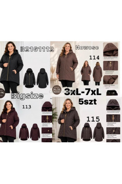 Kurtki damskie przejściowe (3XL-7XL) B216112