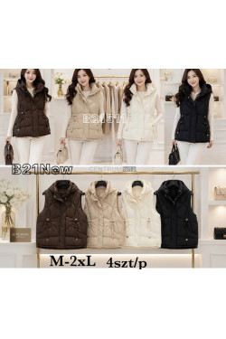 Kurtki kamizelki damskie (M-2XL) B21511