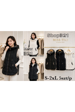 Kurtki kamizelki damskie (S-2XL) 1498