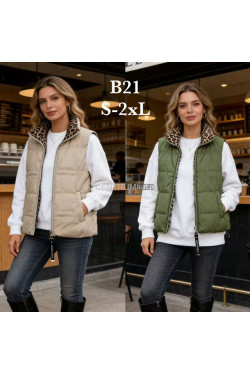 Kurtki kamizelki damskie (S-2XL) 1515
