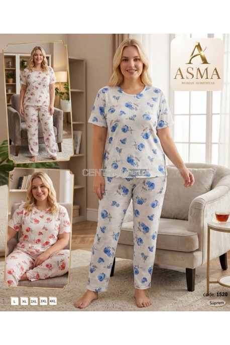 Piżama damska (L-4XL) 1
