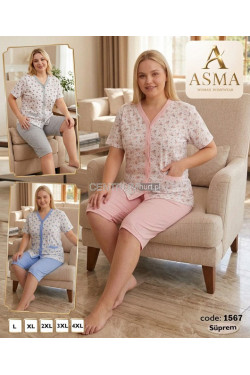 Piżama damska (L-4XL) 1567