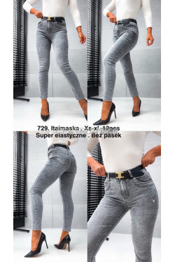 Jeansy damskie (XS-XL) 729
