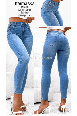 Jeansy damskie (XS-XL) 5697B
