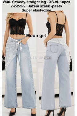 Jeansy damskie (XS-XL) W40