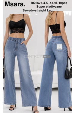 Jeansy damskie (XS-XL) BQ2677-4-5